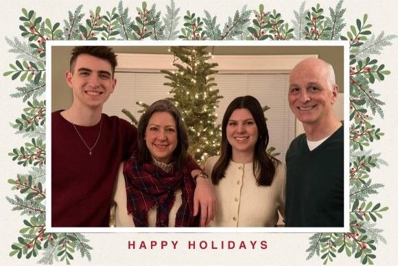 Image for the Tweet beginning: Happy Holidays from my family